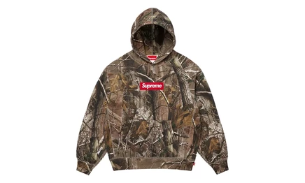 Унисекс худи Supreme Box Logo SU26703, Realtree AP камуфляж
