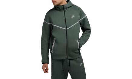 Мужская флисовая куртка Nike Windrunner, винтажно-зеленая