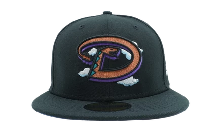 Унисекс кепка New Era Diamondbacks 2001, зелено-синяя
