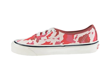 Кеды Vans Authentic 44 DX Anaheim Factory, камуфляж/красный