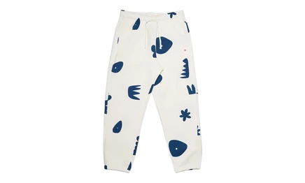 Флисовые брюки Jordan Mia Lee, бело-королевские
