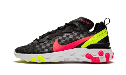 Кроссовки Nike React Element 55, черные/красные