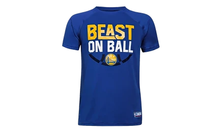 Детская футболка Under Armour NBA Warriors, синяя