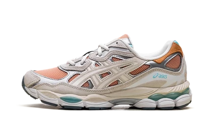 Кроссовки Asics GEL-NYC, терракотово-кремовые