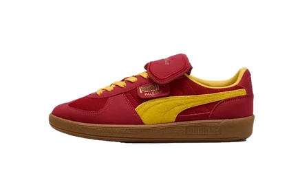 Кеды Puma Palermo Harry Potter, темно-малиново-желтые