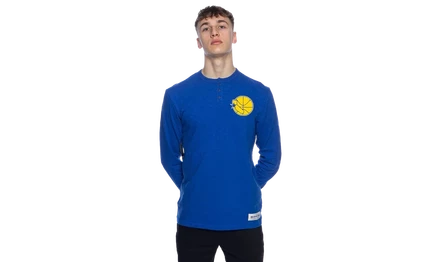 Мужской лонгслив Mitchell & Ness Warriors, синий