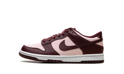 Детские кроссовки Nike Dunk Low GS, темно-красно-розовые