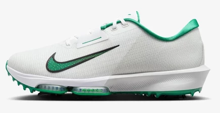 Кроссовки для гольфа Nike Infinity Tour 2, бело-малахитовые