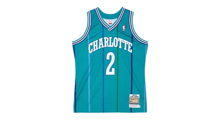 Мужская майка Mitchell & Ness Authentic Road Larry Johnson
