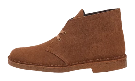 Мужские замшевые ботинки Clarks Desert Boot, коричневые