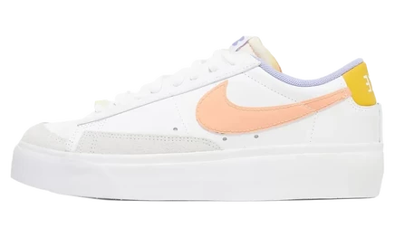 Женские кроссовки Nike Blazer Low Platform, персиково-кремовые