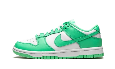 Женские кеды Nike Dunk Low «Green Glow»