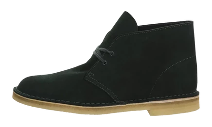 Мужские ботинки Clarks Desert Boot, темно-зеленые замшевые