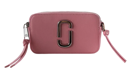 Унисекс сумка Marc Jacobs Snapshot на цепочке, розовая