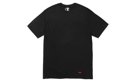 Футболки Supreme Hanes Tagless (3 шт.), черные