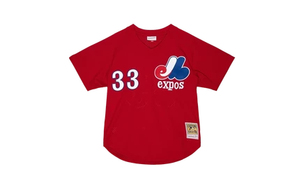 Бейсбольная джерси Mitchell & Ness Larry Walker 1989, красная