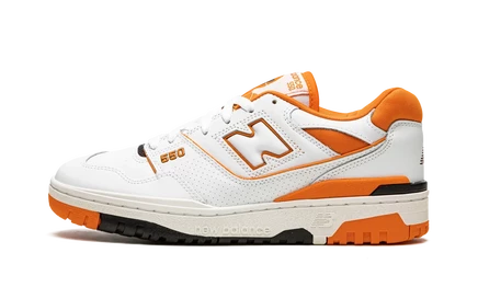 Кроссовки New Balance 550 BB550HG1 «Syracuse», бело-оранжевые
