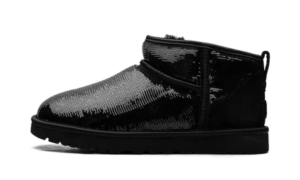 Женские ботинки Ugg Classic Ultra Mini Mirror Ball Black