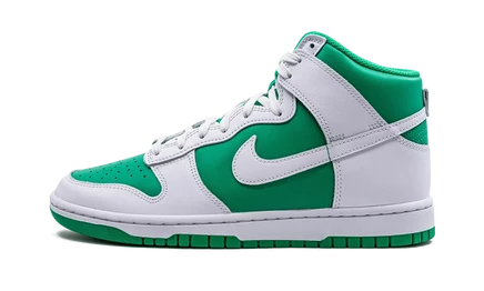 Кроссовки Nike Dunk High DV0829, зеленые и белые