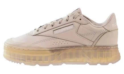 Женские кроссовки Reebok Club C Double Geo, бежевые