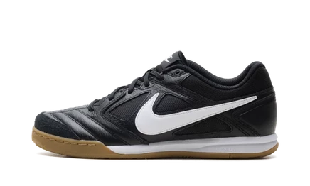 Кеды Nike Gato, черно-белые с коричневой подошвой