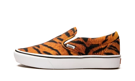 Слипоны Vans Comfycush Slip-On Tiger, тигровый принт