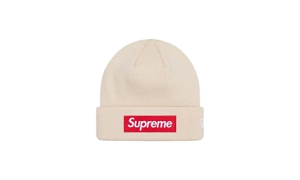 Шапка Supreme New Era Box Logo SU940, песочная