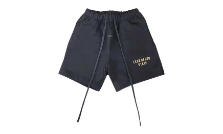 Мужские флисовые шорты Fear Of God Essentials, черные