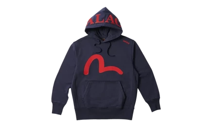 Худи Palace x Evisu Seagull Hood, темно-синее