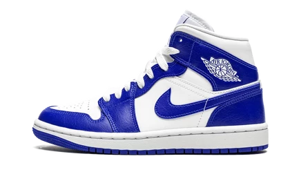 Женские кроссовки Jordan Air Jordan 1 Mid BQ6472, голубые