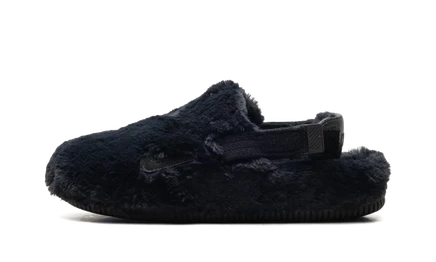 Женские мюли Nike Calm Mule Fur FZ3119, черные