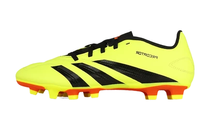Бутсы Adidas Predator Club FG, желто-черно-красные