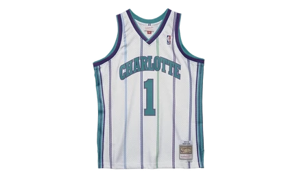 Джерси Mitchell & Ness Charlotte Hornets 1999 Baron Davis