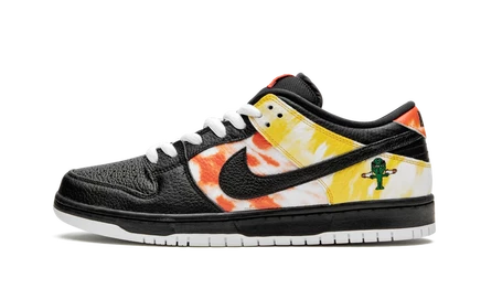 Кроссовки Nike SB Dunk Low тай-дай Rayguns 2019, черные
