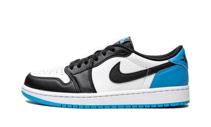 Женские кроссовки Jordan Air Jordan 1 Low OG UNC, бело-голубые