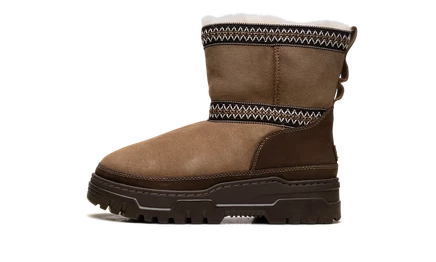 Женские угги UGG Classic Mini Trailglazer, каштановые
