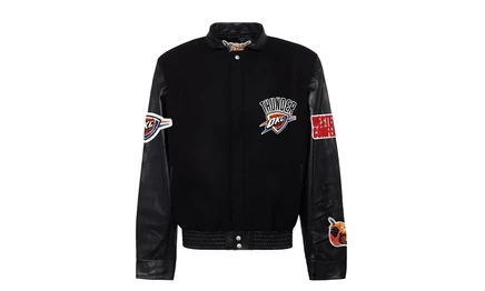 Куртка varsity Jeff Hamilton Oklahoma City Thunder, черная