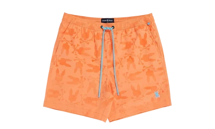 Мужские плавки Psycho Bunny Malta Hydrochromic, оранжевые
