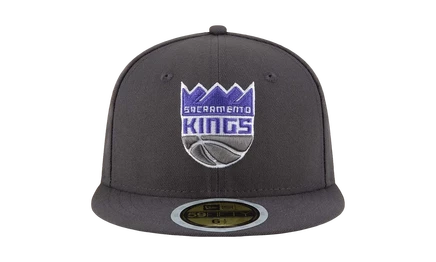 Унисекс-кепка New Era 59FIFTY Kings, темно-серая