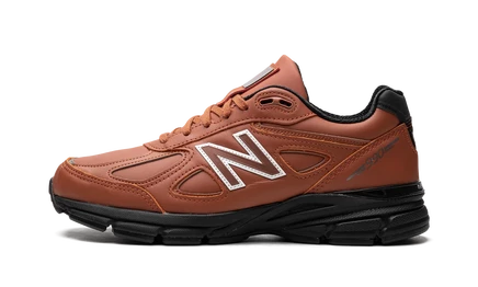 Кроссовки New Balance 990v4 Made in USA Teddy Santis, махагон/черные