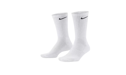 Носки Nike Everyday Cushioned Training Crew, белые, 3 пары