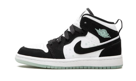 Детские кроссовки Jordan 1 Mid SE Teal Tint, бирюзовые