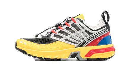 Кроссовки Salomon ACS Pro, черно-лимонно-красные
