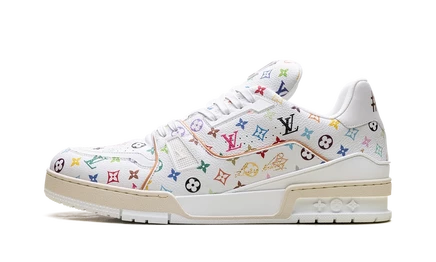 Кроссовки Louis Vuitton Trainer Takashi Murakami, белые