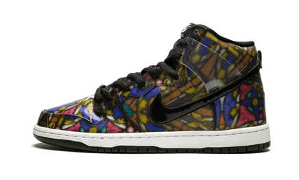 Кеды Nike Dunk Hi Pro SB «Concepts Stained Glass» 313171/606a