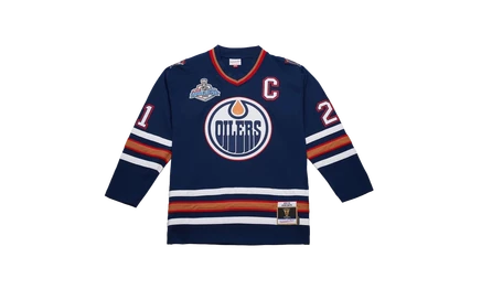 Джерси Mitchell & Ness Oilers 2005 Smyth, темно-синее