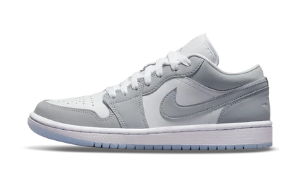 Женские кроссовки Jordan Air Jordan 1 Low, бело-серые