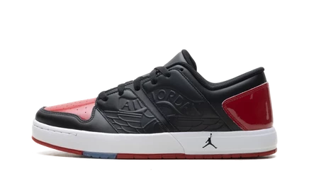 Кроссовки Jordan Nu Retro 1 Low, лаковые черно-красные