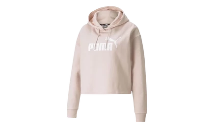 Женское худи Puma Essentials Cropped Logo, розовое 586869 36
