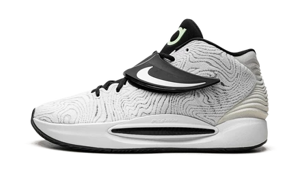 Кроссовки Nike KD 14 TB, бело-черные